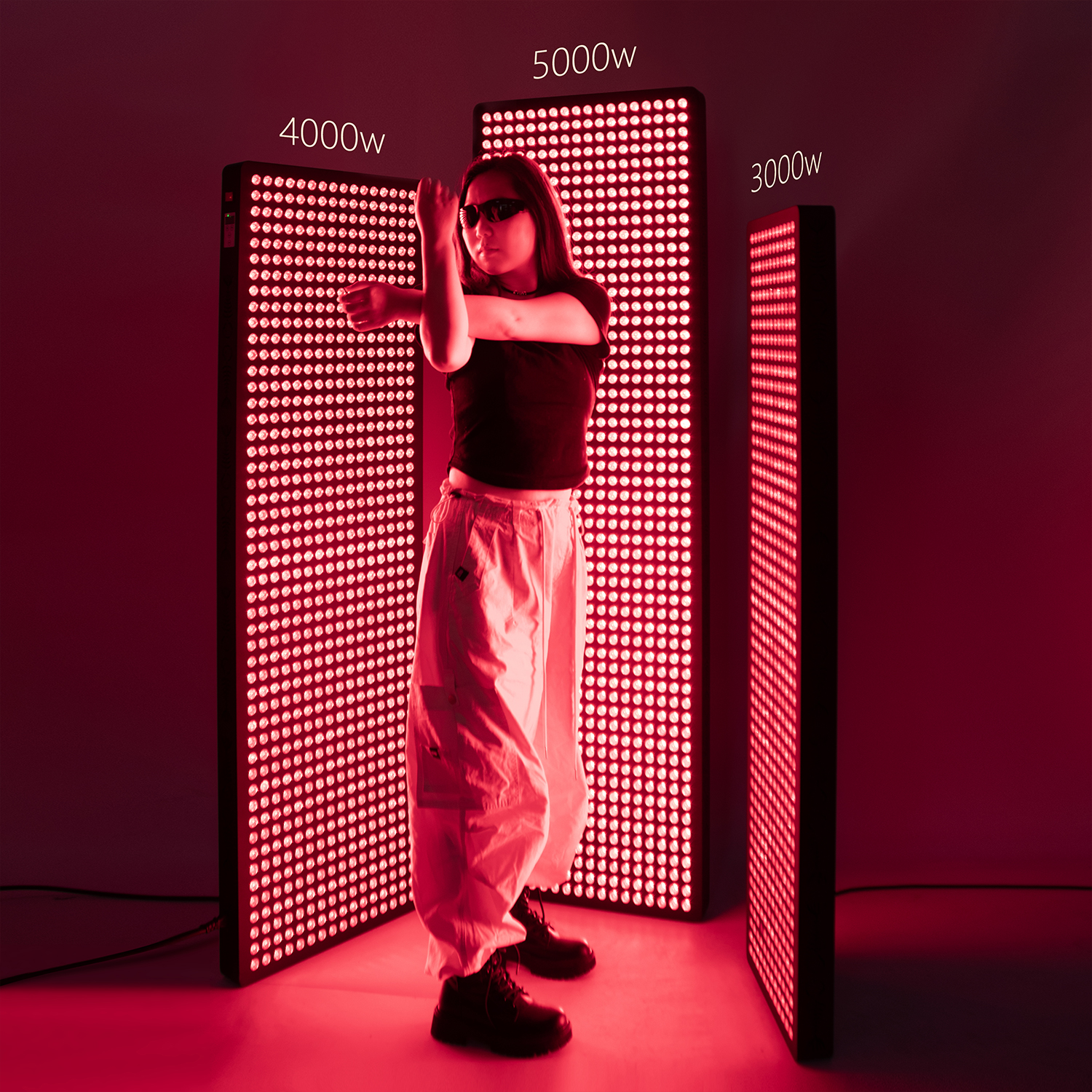 Panel de terapia de luz roja de gran tama&ntilde;o para todo el cuerpo de 4000 W