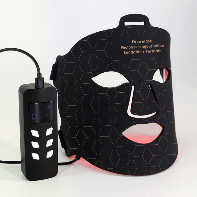 R&oslash;d lysterapi FDA silikone ansigtsmaske