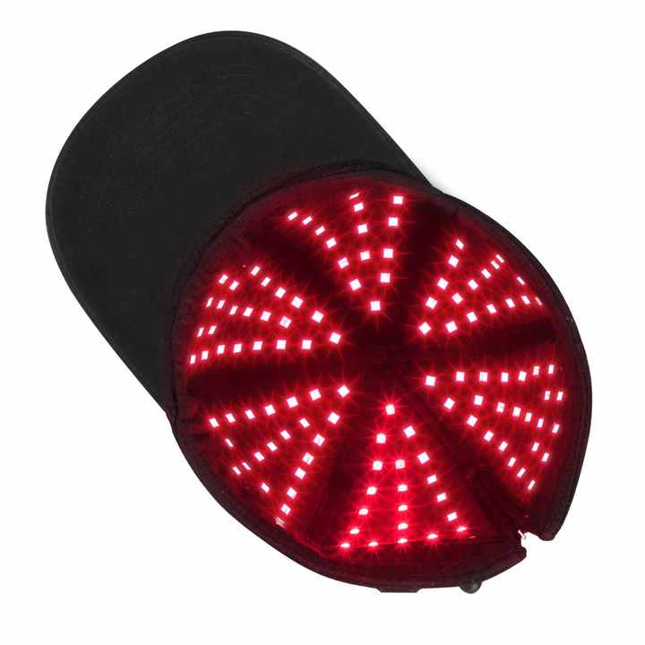 Gorro para el crecimiento del cabello con terapia de luz roja