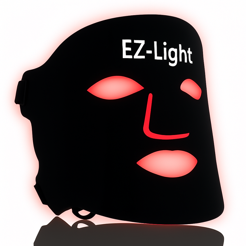 2-LED r&oslash;d lysterapimaske